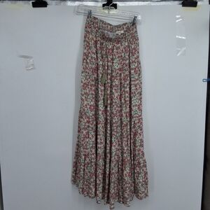 Easel Sz S Floral Maxi Skirt